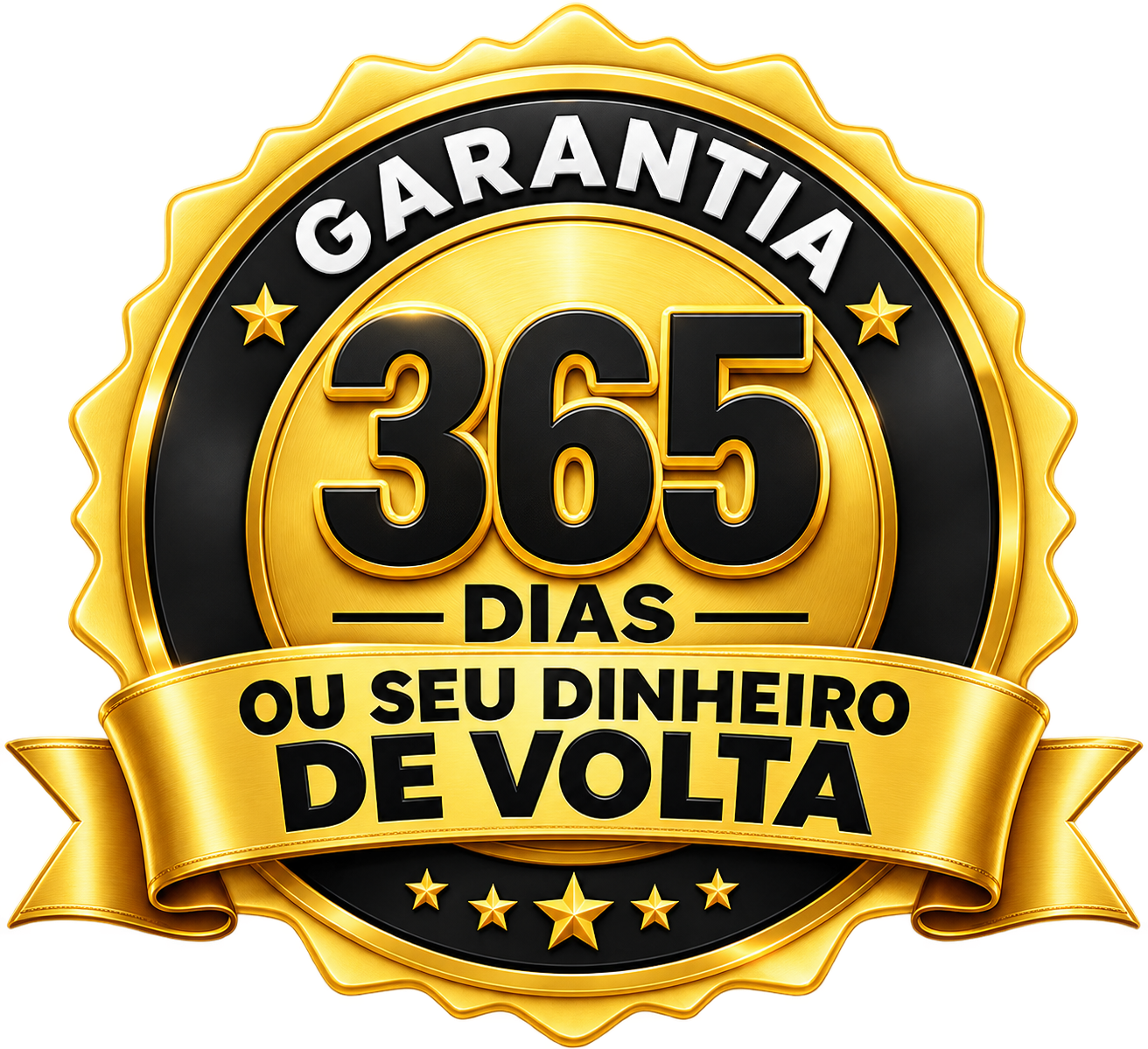 Selo de garantia de 365 dias